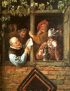 Jan Steen Rhetoricians at a Window Spain oil painting reproduction